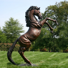 Estatua del caballo de bronce antiguo del tamaño de la vida al aire libre para la venta